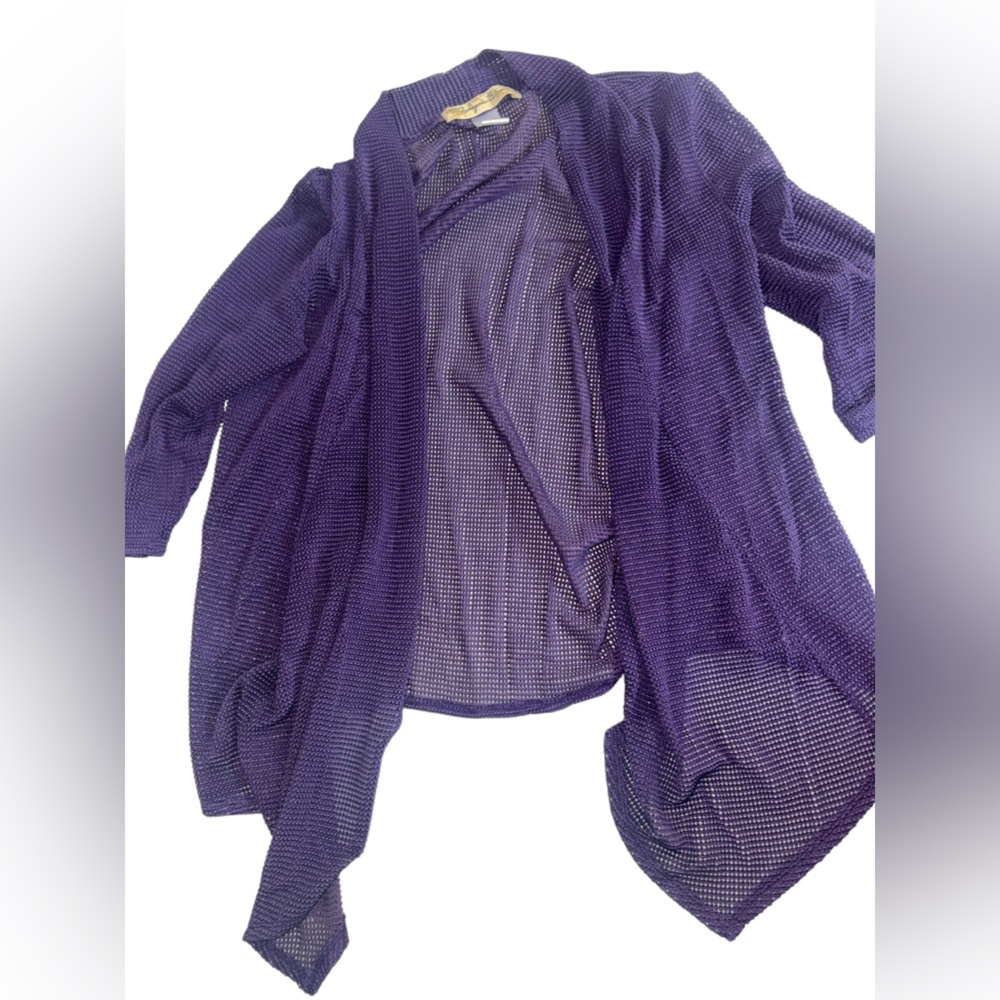 Aqua Blu Deep Purple Women's Cardigan